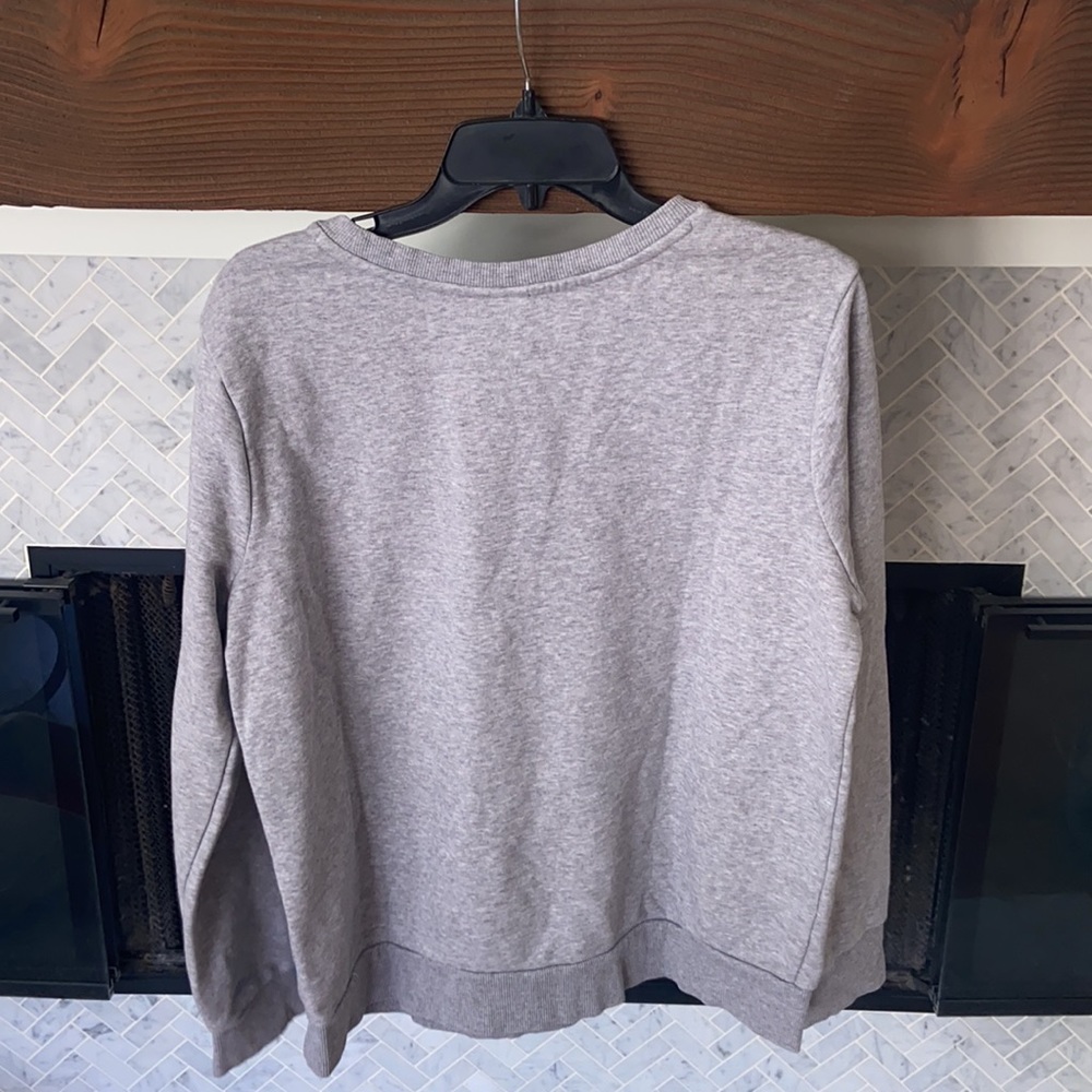 ADIDAS SIZE L GRAY CREWNECK - Picture 3 of 3